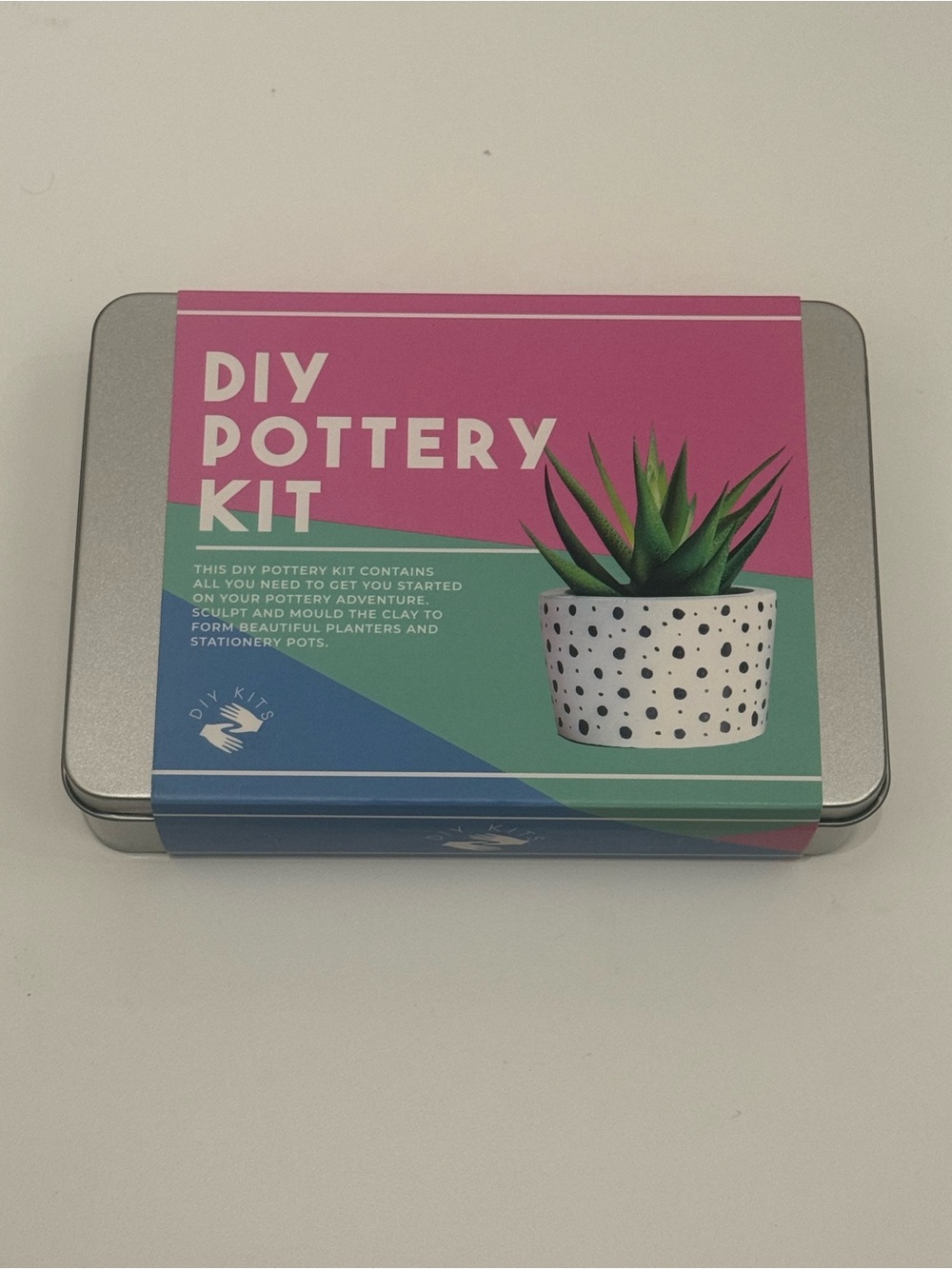 DIY Pottery Kit: Clay Pot Craft Set with Tools & Paint